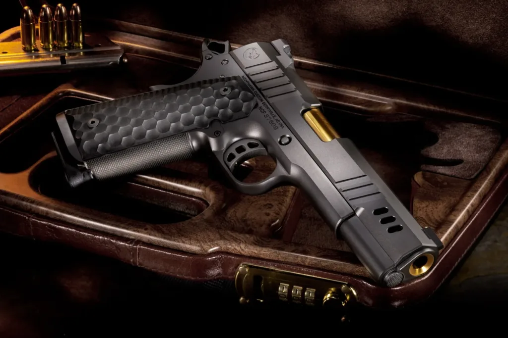 Home 1 Nighthawk Custom President, a hand-built 1911
